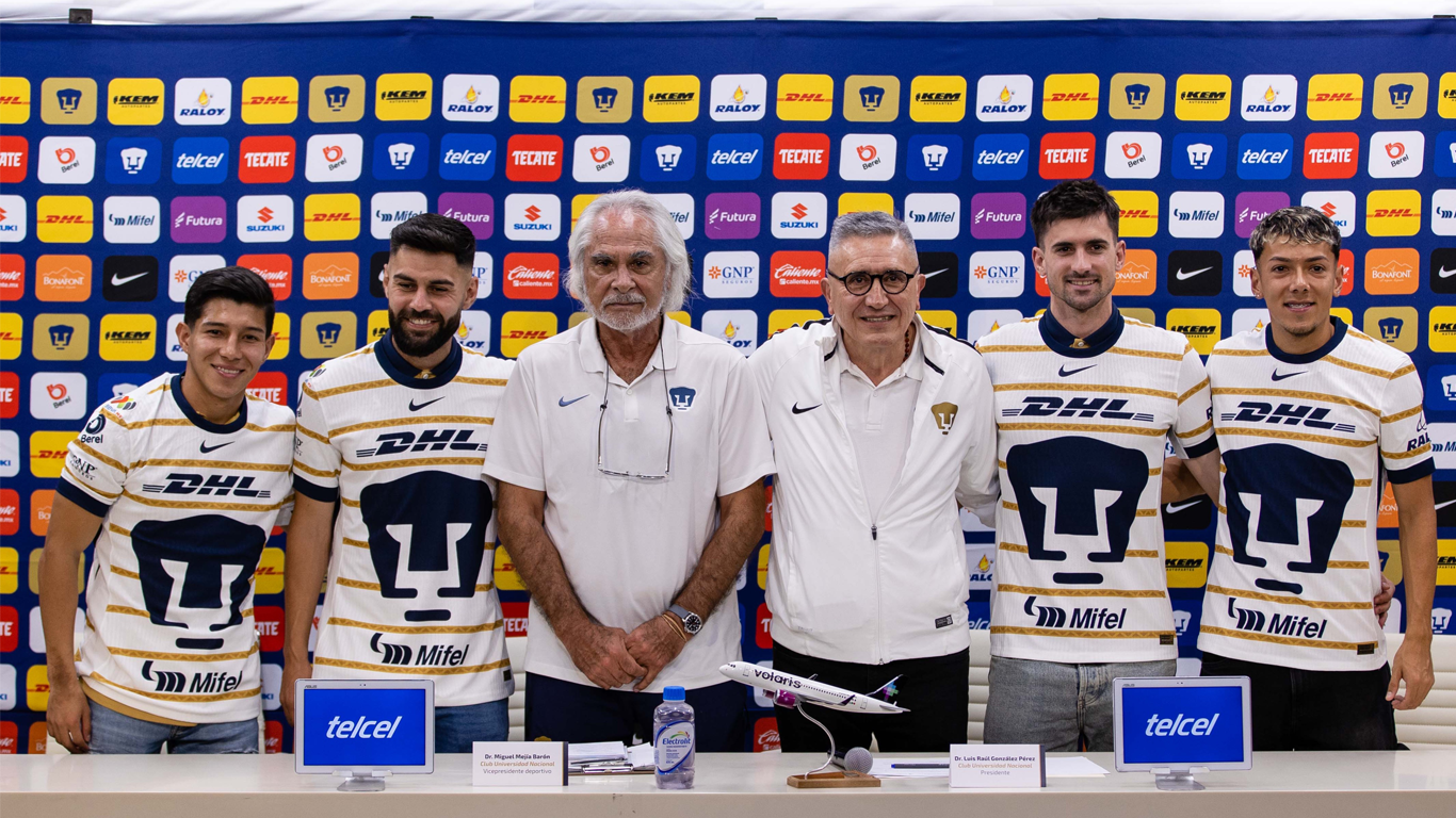 Pumas Presenta A Sus Nuevos Refuerzos Para El Apertura