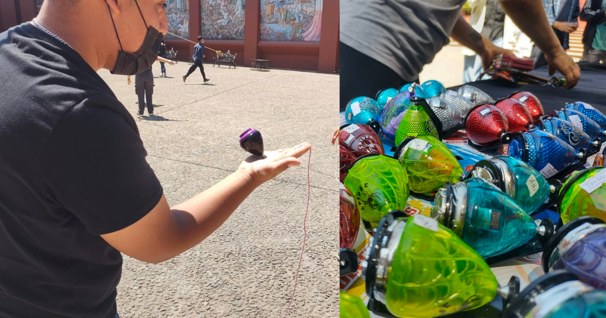 Ni Os Y Adolescentes Dejaron Por Un Momento Sus Celulares Para Jugar Trompo