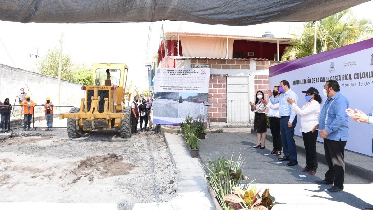 Arrancan Obras De Pavimentación En Mazatepec - 24 Morelos